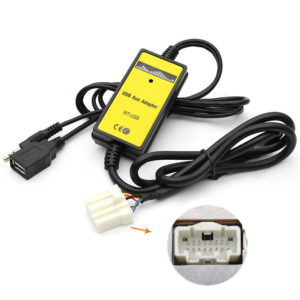 Car USB SD MP3 Player Interface AUX-IN Adapter For Mazda