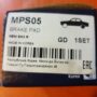 Колодки тормозные MAZDA RX-8 (03-) NISSAN Maxima (99-) задние (4шт.) MANDO MPS05