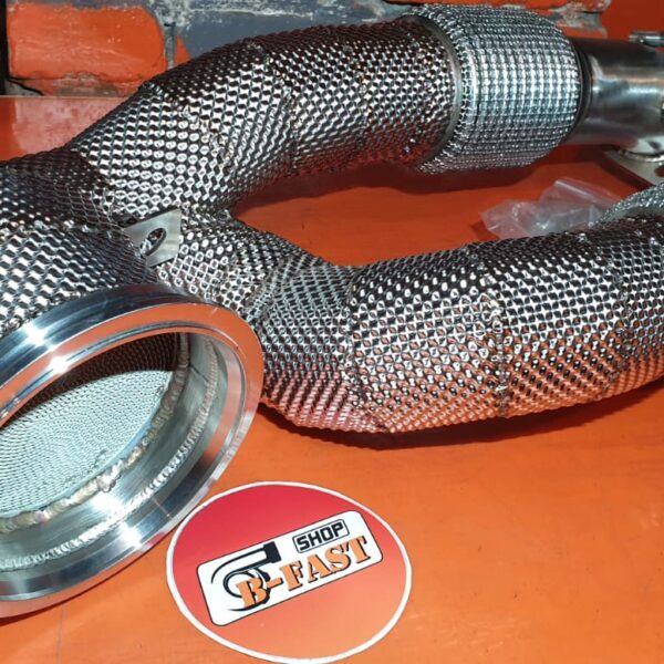 Даунпайп AUDI TTRS 8J 09-14 / RS3 8P 11-13 / RSQ3 2.5 TFSI 13-18 /Спорт-Кат+HS/