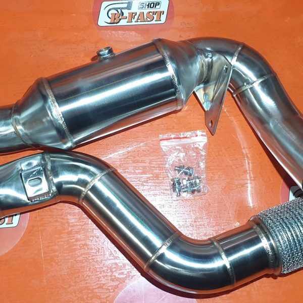 Даунпайп Mercedes-Benz W176 C117 A180 A200 A250 CLA180 CLA200 CLA250 1.6T/2.0T Спорт-Кат 13-18